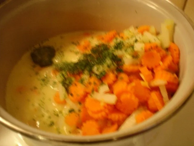 Kohlrabi-Möhrenblüten-Ingwer-Gemüse - Rezept - Bild Nr. 5