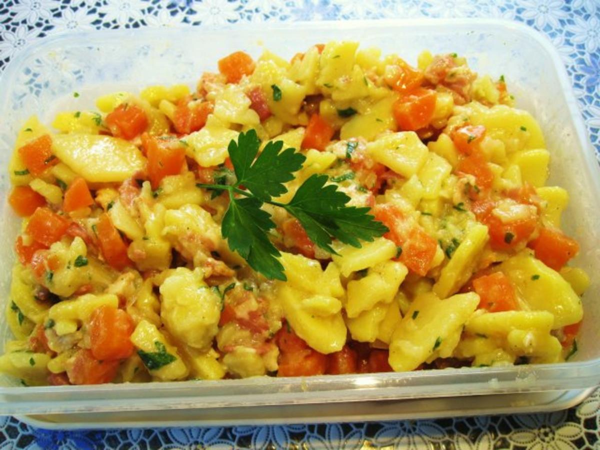 Die wunderbare Vermehrung von einem Rest Kartoffelsalat ... - Rezept - Bild Nr. 3