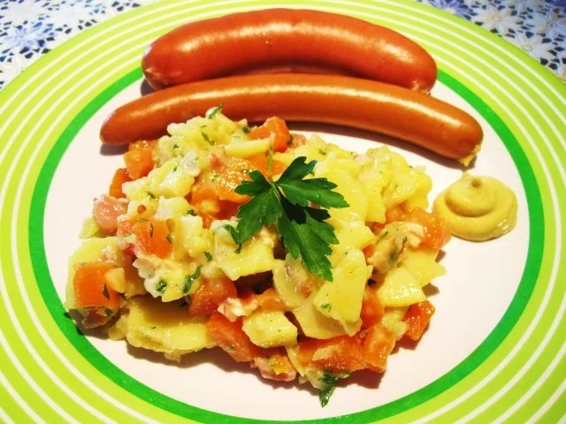 Rezept: Die wunderbare Vermehrung von einem Rest Kartoffelsalat ... Bild Nr. 6 Die wunderbare Vermehrung von einem Rest Kartoffelsalat ... - Rezept - Bild Nr. 6
