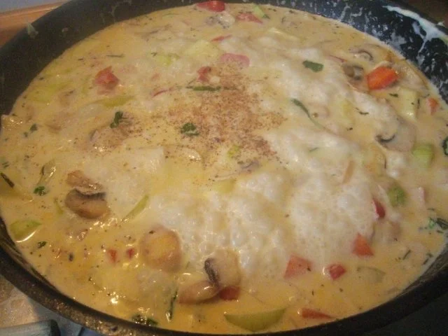 Putenkasseler mit Gemüse und Spaghetti - Rezept - Bild Nr. 8