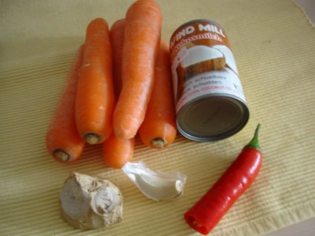 Rezept: Möhrenblüten mit Kokosmilch Bild Nr. 2 Möhrenblüten mit Kokosmilch - Rezept - Bild Nr. 2