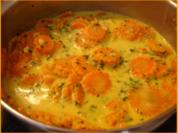 Möhrenblüten mit Kokosmilch - Rezept