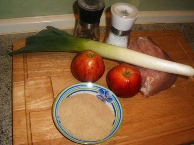 Kasseler mit Apfel- Lauch-Kruste - Rezept - Bild Nr. 2