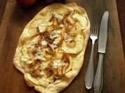 Apfel - Flammkuchen - Rezept