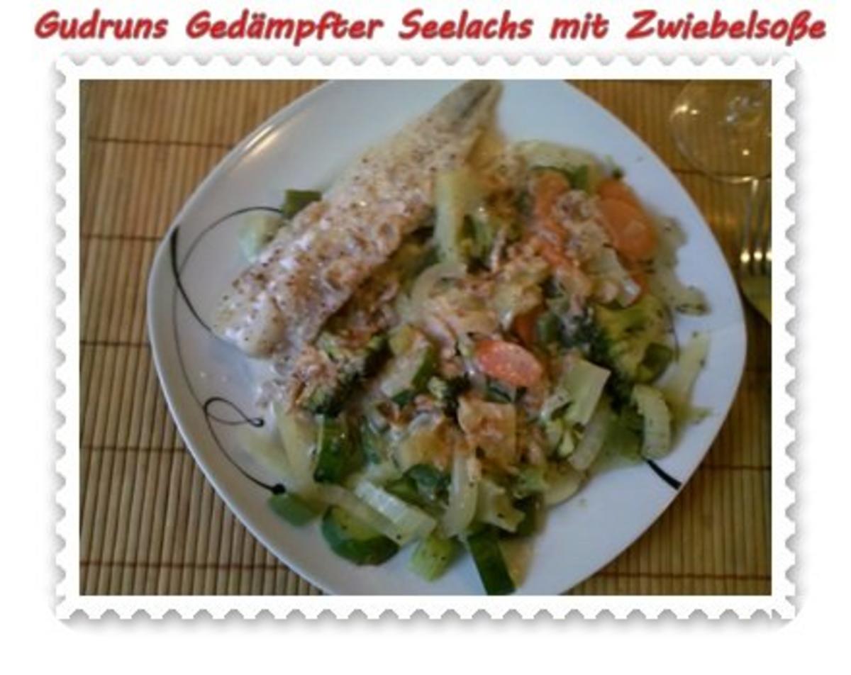 Fisch: Gedämpfter Seelachs mit Zwiebelsoße - Rezept - Bild Nr. 19