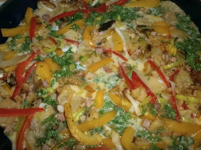 Rezept: Ruck-Zuck Bauernpfanne Bild Nr. 9 Ruck-Zuck Bauernpfanne - Rezept - Bild Nr. 9