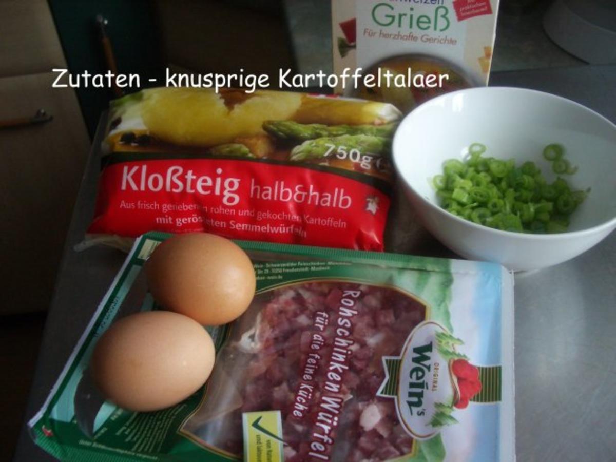 Knusprige Kartoffelplätzchen - Rezept mit Bild - kochbar.de