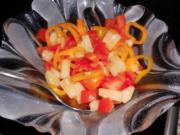 Tomaten-Paprika-Ananas-Salat>> - Rezept