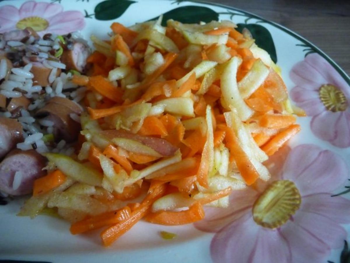 Salat : Möhren - Apfel - Salat - Rezept