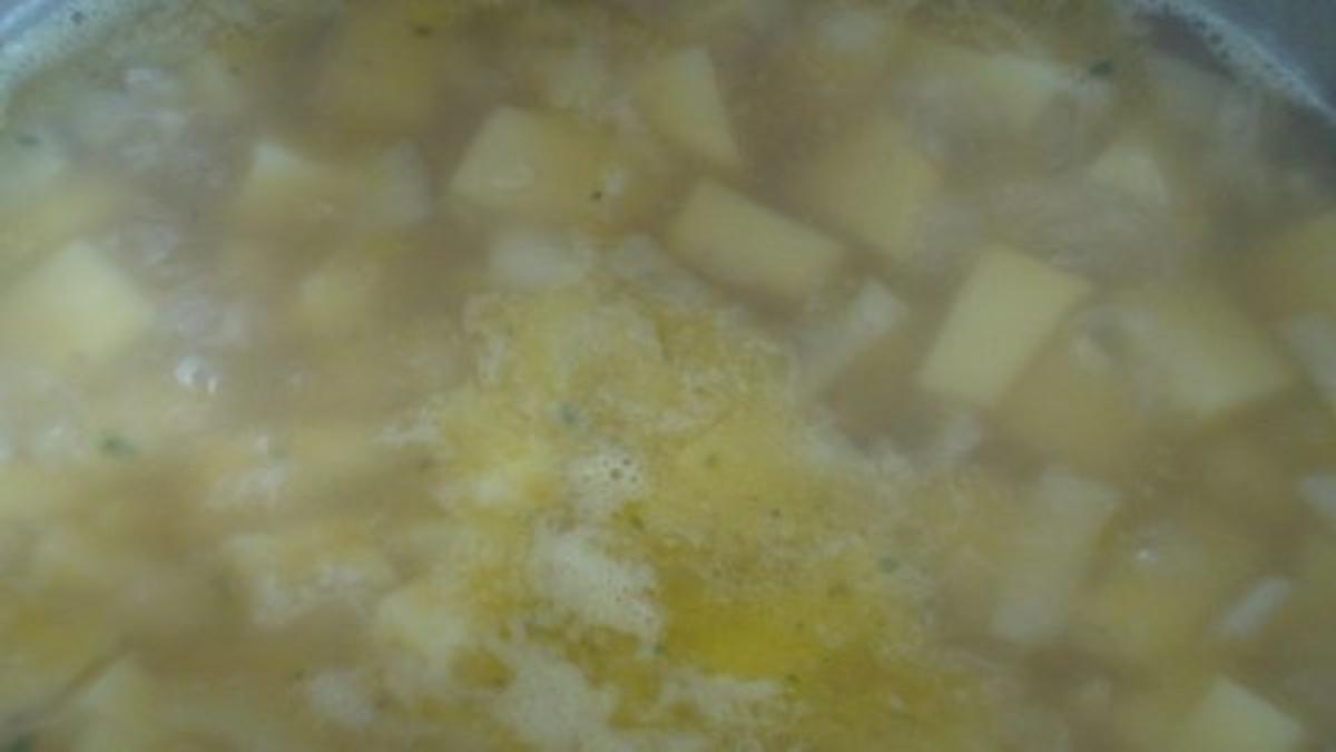 Kopfsalatsüppchen mit Minz-Erbsen Garnitur - Rezept - Bild Nr. 7