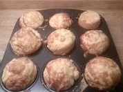 Hähnchenmuffins mit Mais und Paprika - Rezept