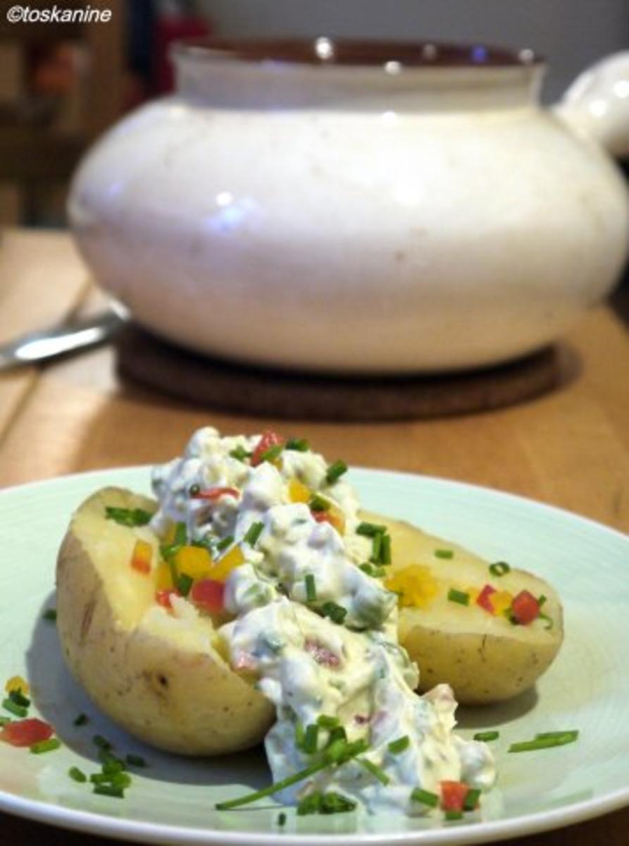 Ofenkartoffeln mit Avocado-Paprika-Dip - Rezept - Bild Nr. 11