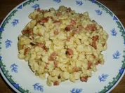 Speck Wurst Nockerl - Rezept