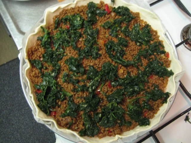 Hackfleisch-Spinat-Kuchen - Rezept - Bild Nr. 8