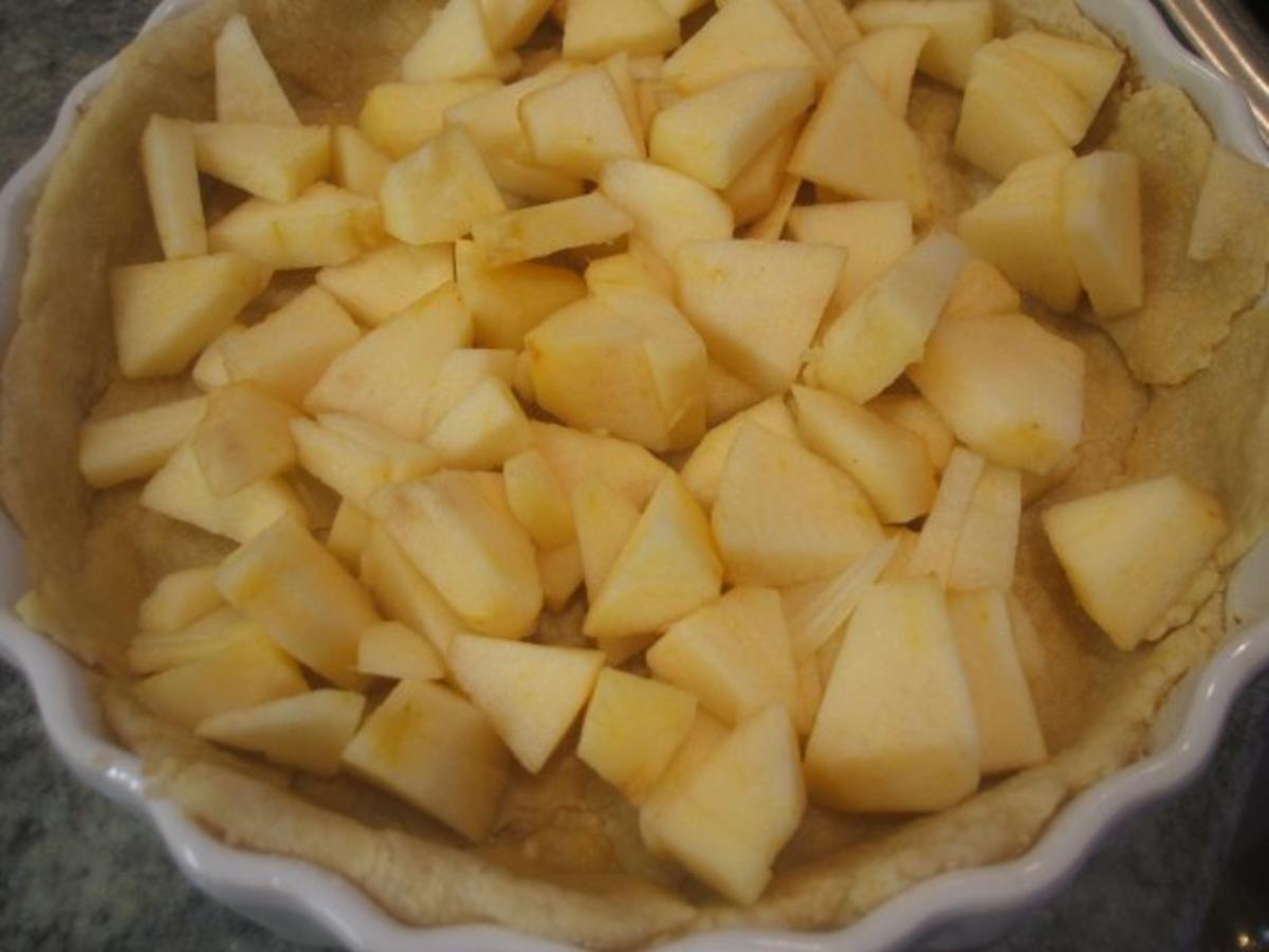Quiche: Zwiebel-Apfel-Tarte für die kleine Form (16 cm) - Rezept ...