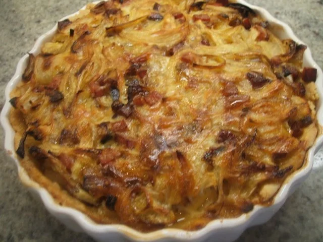 Quiche: Zwiebel-Apfel-Tarte für die kleine Form (16 cm) - Rezept - Bild Nr. 8