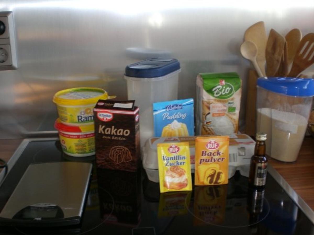 \"Marmorkuchen\" mit Paniermehl und Eier Rezept mit Bild kochbar.de