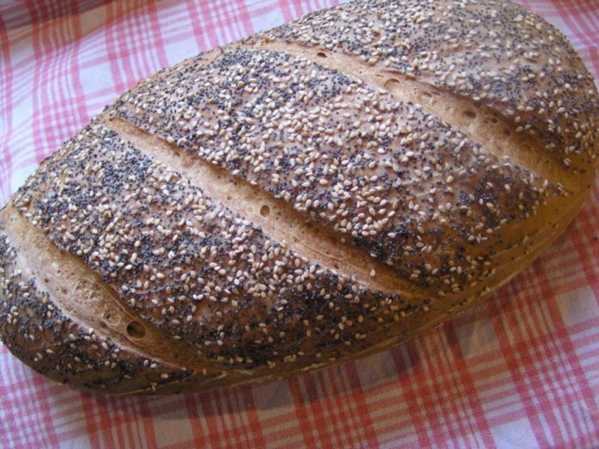 Mischbrot ohne Sauerteig - Rezept mit Bild - kochbar.de