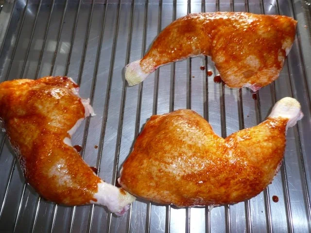 Grill-Hähnchenschlegel an Rosmarinkartoffeln & Bohnensalat - Rezept - Bild Nr. 5