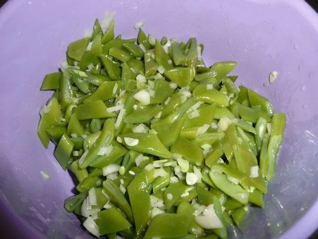 Grill-Hähnchenschlegel an Rosmarinkartoffeln & Bohnensalat - Rezept - Bild Nr. 2