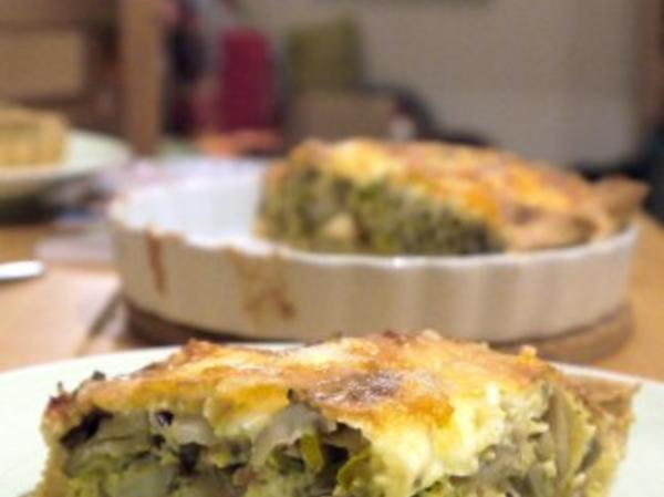 Topinambur-Quiche - Rezept mit Bild Topinambur-Quiche - Rezept mit Bild