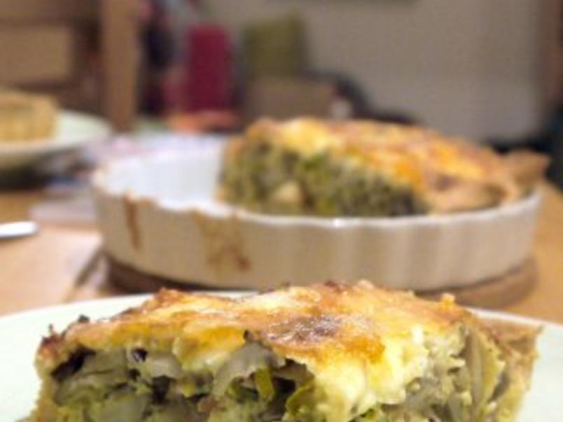 Topinambur-Quiche - Rezept mit Bild