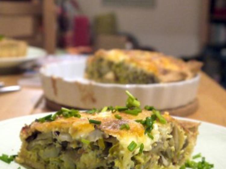 Topinambur-Quiche - Rezept mit Bild Topinambur-Quiche - Rezept mit Bild
