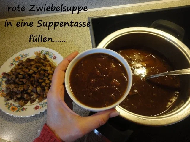 rote Zwiebel Suppe - Rezept - Bild Nr. 10