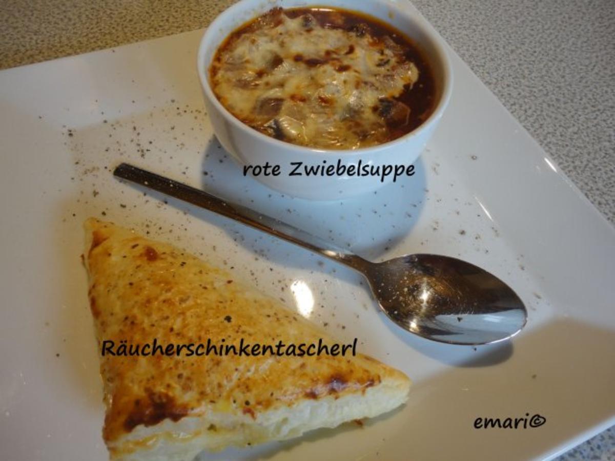 rote Zwiebel Suppe - Rezept mit Bild - kochbar.de