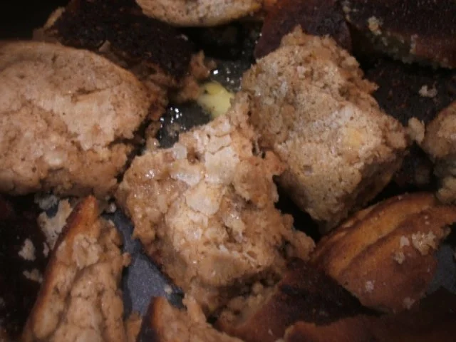 Vollkost: Monarchen-Quatsch, dunkel mit Apfel-Cranberry-Kompott - Rezept - Bild Nr. 4