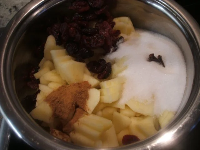 Vollkost: Monarchen-Quatsch, dunkel mit Apfel-Cranberry-Kompott - Rezept - Bild Nr. 5