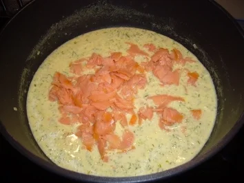 Kikis Nudeln mit Räucherlachs - Rezept - Bild Nr. 7