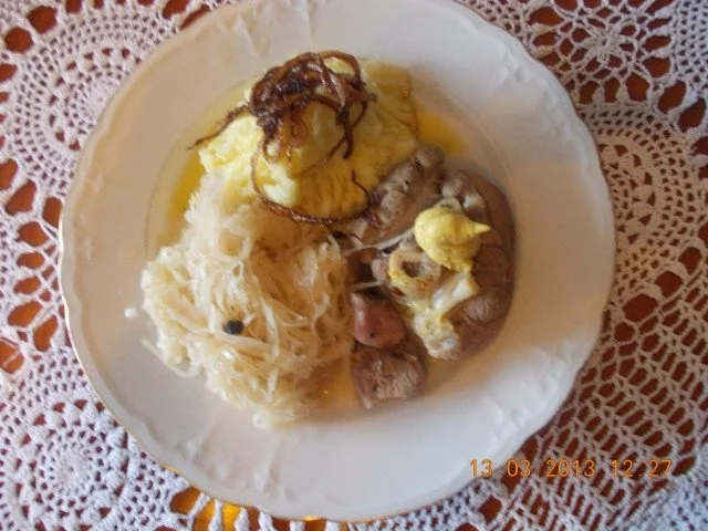 Sauerkraut und Eisbein - Rezept