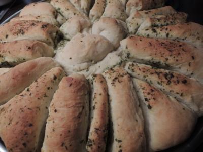 Faltenbrot / Kräuterbrot - Rezept