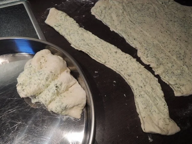 Rezept: Faltenbrot / Kräuterbrot Bild Nr. 2 Faltenbrot / Kräuterbrot - Rezept - Bild Nr. 2