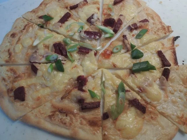 Rezept: Flammkuchen Bild Nr. 4 Flammkuchen - Rezept - Bild Nr. 4