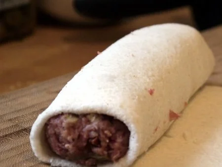 Mediterranes Hackfleisch im Tramezzini-Mantel - Rezept - Bild Nr. 10