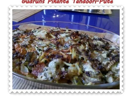 Geflügel: Pikante Tandoori-Pute im Gemüsebeet - Rezept