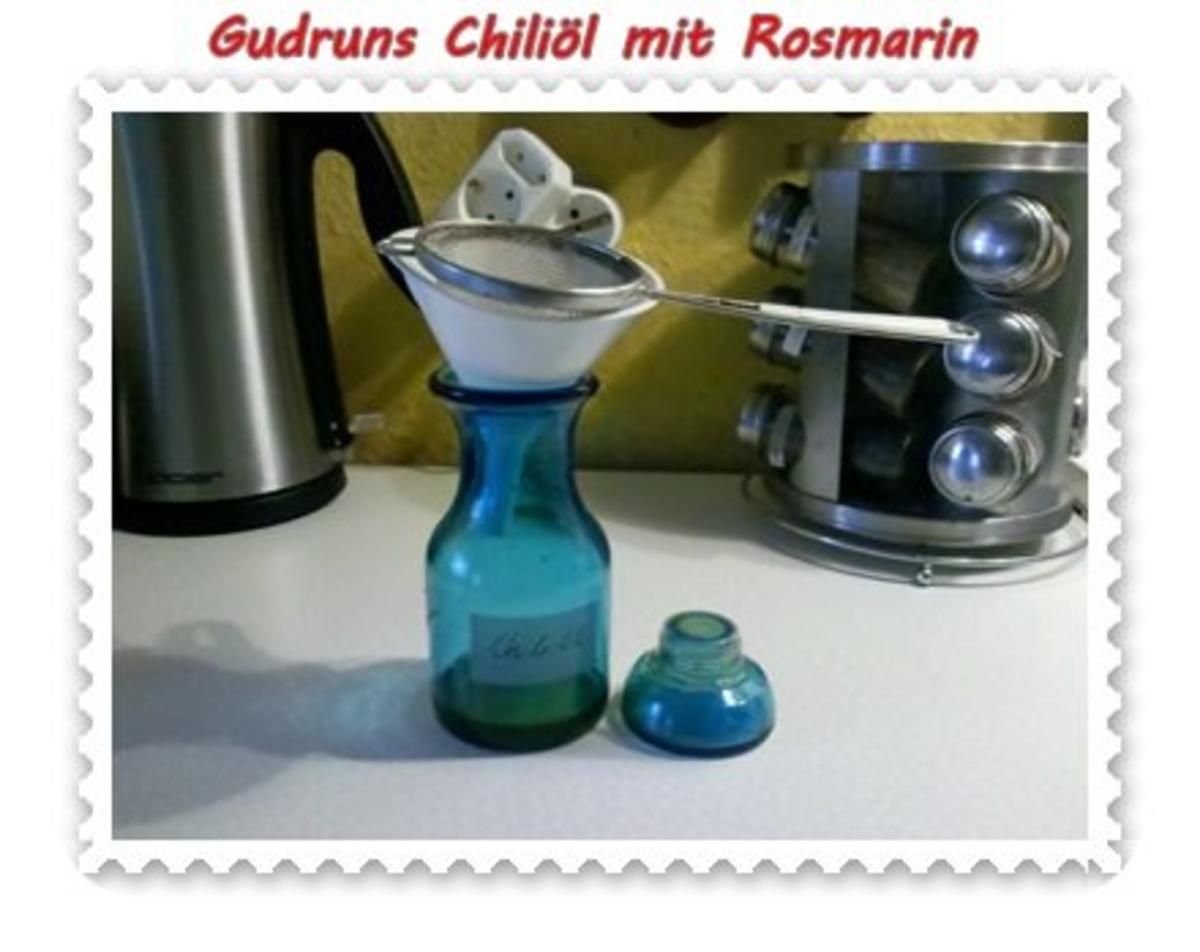 Öl: Chiliöl mit Rosmarin - Rezept - Bild Nr. 5