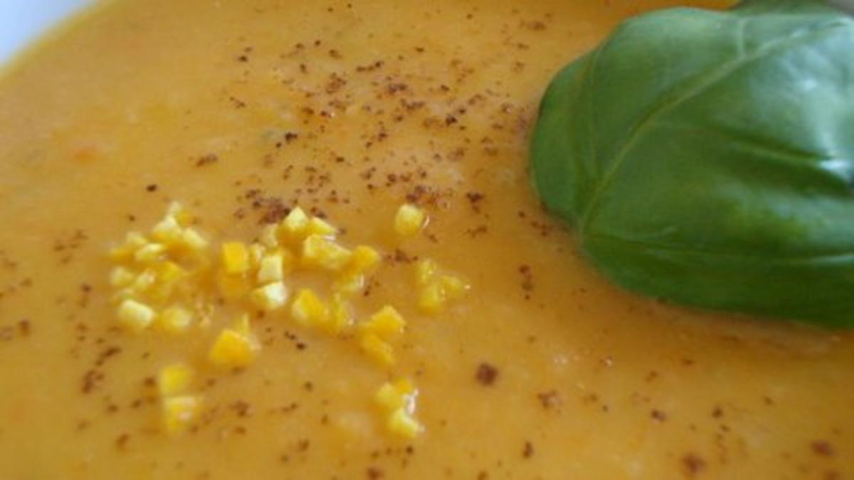 fruchtige Möhrencremesuppe mit Ingwer - Rezept