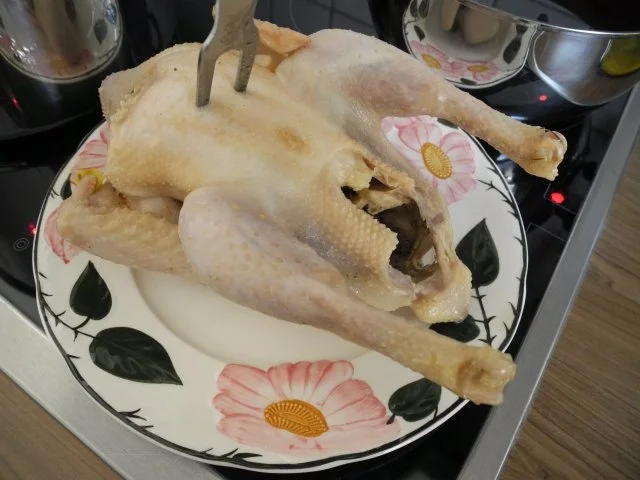 " Heute gab´s ein Suppenhuhn, das gestern tat noch huppen tun " - Rezept - Bild Nr. 5