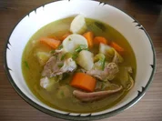 " Heute gab´s ein Suppenhuhn, das gestern tat noch huppen tun " - Rezept