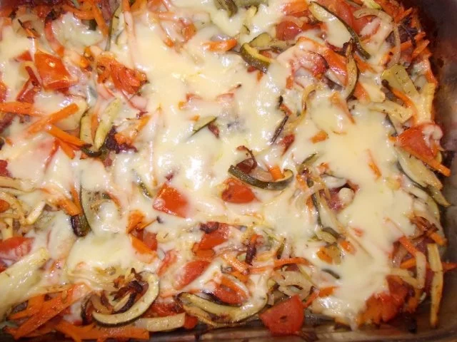 Überbackenes Gemüse mit Schinken und Käse - Rezept - Bild Nr. 7