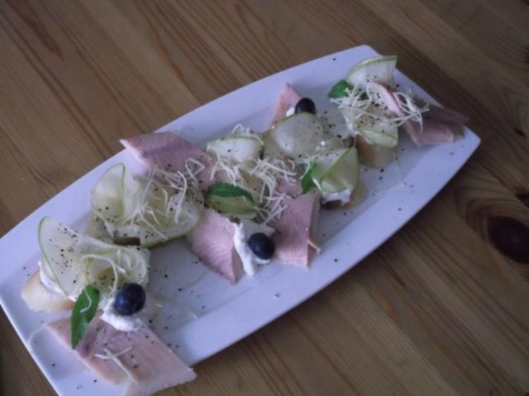 Geräuchertes Forellenfilet mit Granny Smith - schnell &amp; einfach - von ...