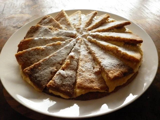 Focaccia di mandorla ... kleine Mandeltorte - Rezept