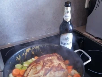 Saftiger Schweinebraten mit Biersoße - Rezept - Bild Nr. 5