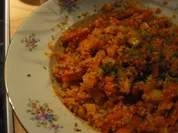 Feuriger Tomaten-Bulgur-Salat - Rezept
