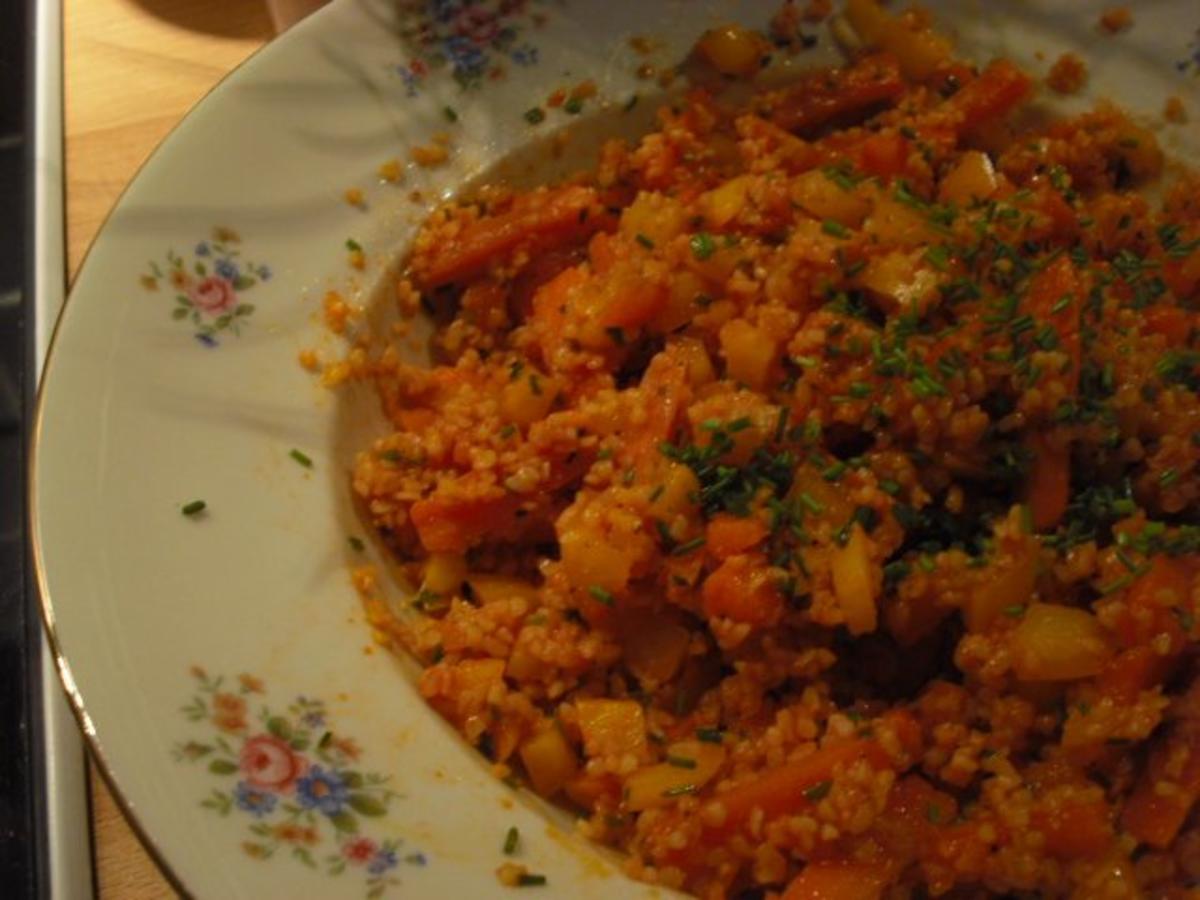 Feuriger Tomaten-Bulgur-Salat - Rezept mit Bild - kochbar.de