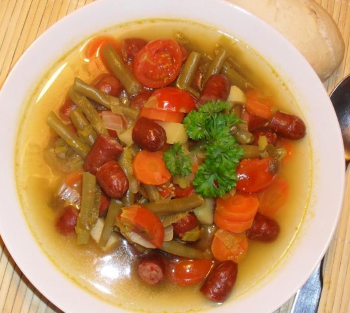 Schnibbelbohnen - Suppe - Rezept - Bild Nr. 2