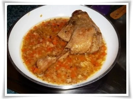 Zarte Gänsekeule mit Gemüse geschmort - Rezept - Bild Nr. 8